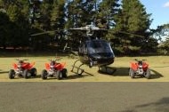 Helicopter ride and combined safari